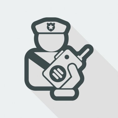 Polis düz simgesi 