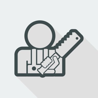 Usta aracı simgesi ile