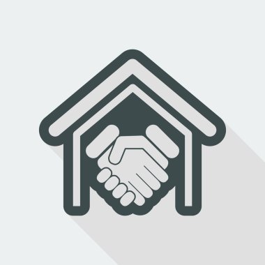 El sıkışma basit simgesi