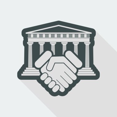 Adliye anlaşması illüstrasyon