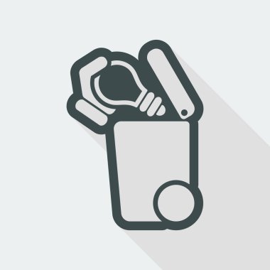 Atık toplama simgesini ayır 