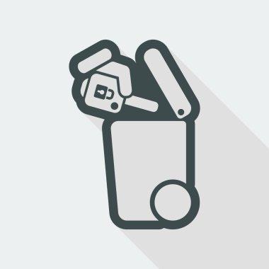 Atık toplama simgesini ayır 