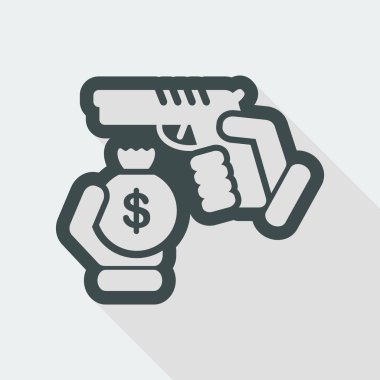 Silahlı soygun simgesi