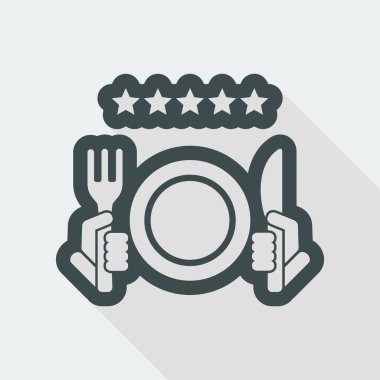 Restoran en az simgesi