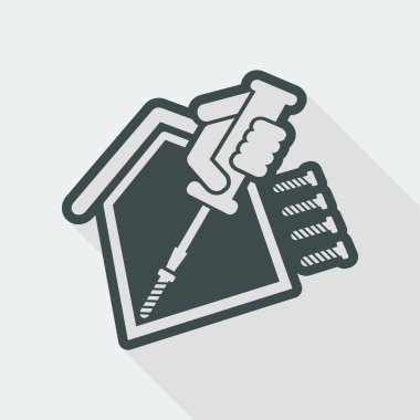 Ev onarım hizmetleri simgesi