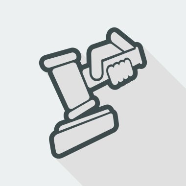 çekiç yargıç simgesi