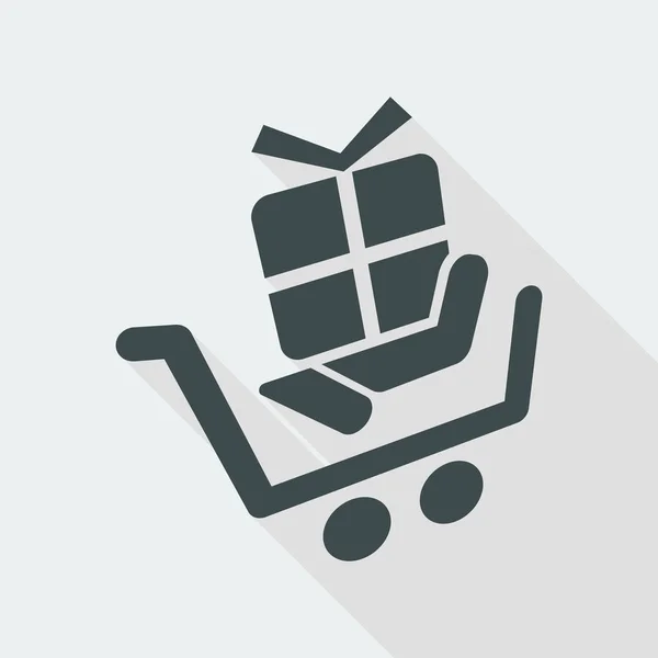 Koszyk sklep ikona — Wektor stockowy