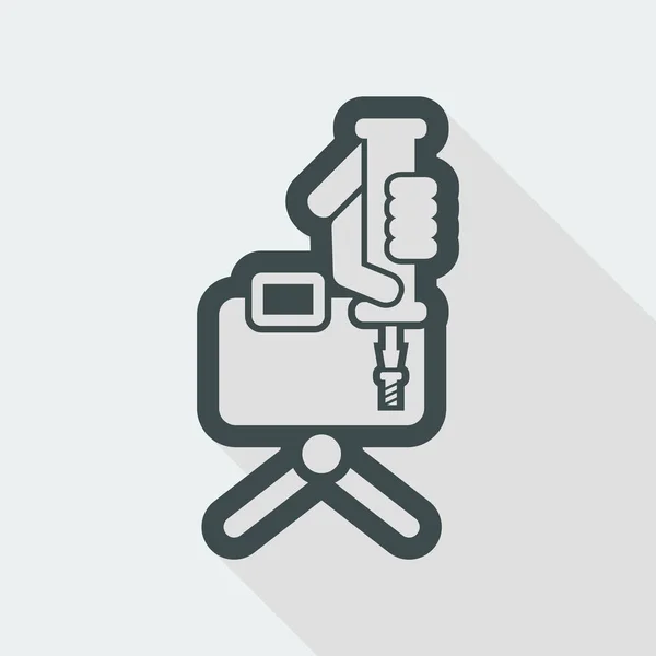 Camera repair icon — Stock Vector