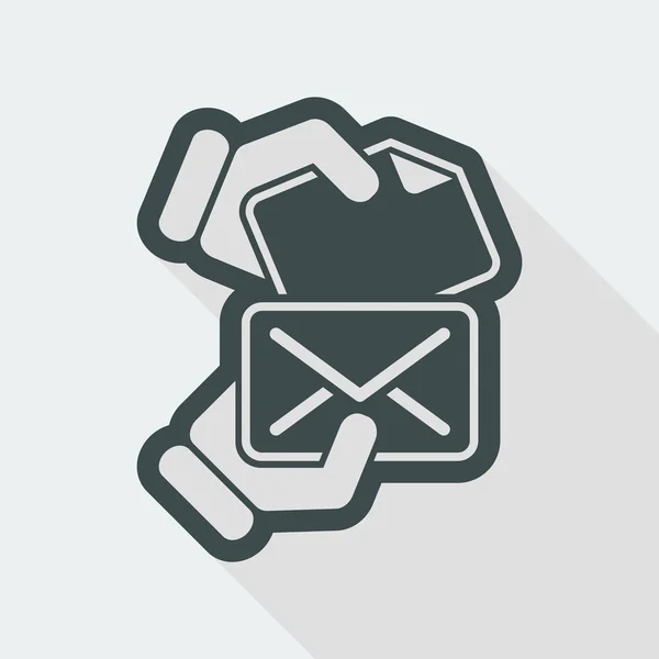 Concept d'icône de courrier — Image vectorielle