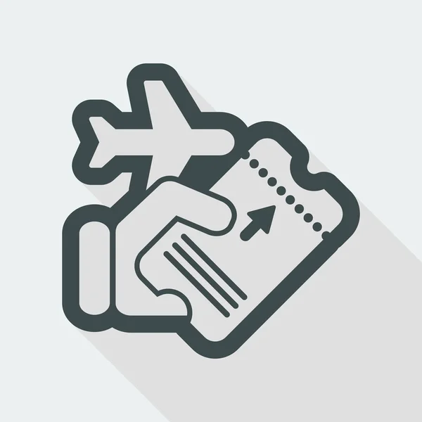 航空公司机票图标 — 图库矢量图片