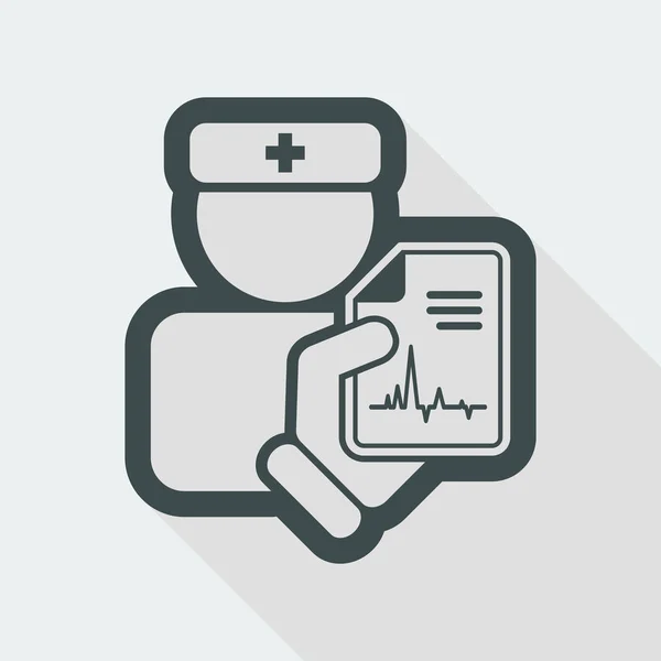 Ikona dokumentu medyczne — Wektor stockowy