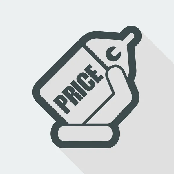 Label prijs pictogram — Stockvector