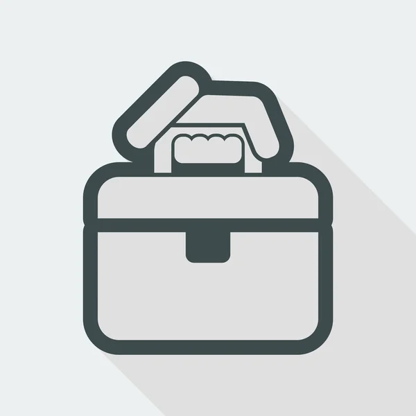 Professional bag icon — Stock Vector