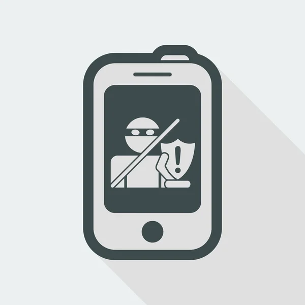 Smartphone icono simple — Vector de stock