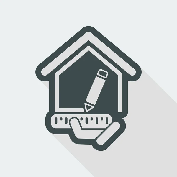 Ontwerp van huisje — Stockvector