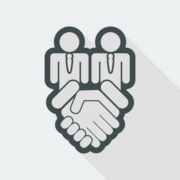 Enterprise agreement icon — Stock Vector