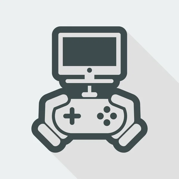 Icono de un solo videojuego — Archivo Imágenes Vectoriales