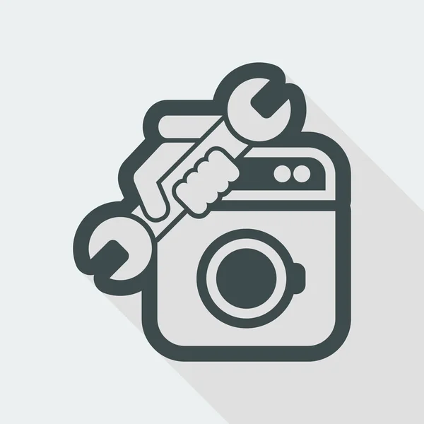 Icono de asistencia de lavadora — Archivo Imágenes Vectoriales