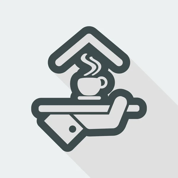 Hotel  Breakfast icon — Stock Vector