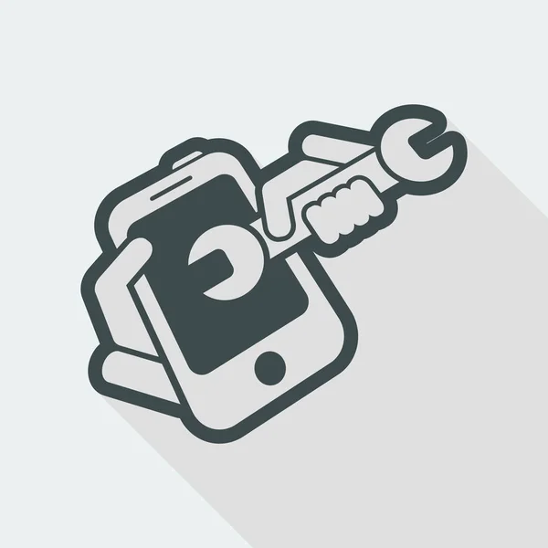 Smartphone simple icon — Stock Vector
