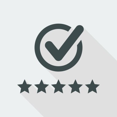 En iyi puanı - düz en az simgesi