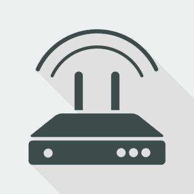 Modem - en az düz simgesi