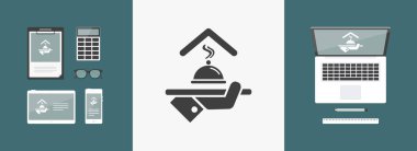 Restoran hizmet simgesi