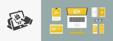 Tablet basit simgesi