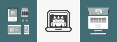 sosyal ağ simgesini