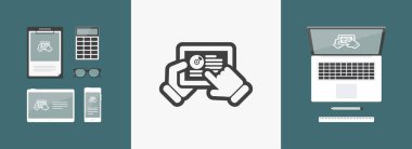 Tablet basit simgesi