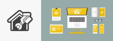 Ev profesyonel servis simgesi