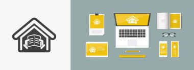 Kütüphane kavramı simgesi