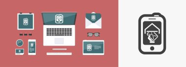 Smartphone basit simgesi