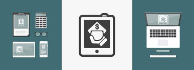 Tablet basit simgesi