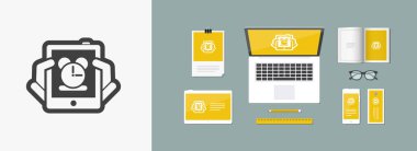 Tablet basit simgesi