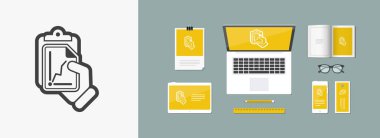 İstatistik belge simgesi