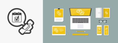 Güncel değil simgesi kabul için telefon