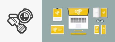 Simge yemek için zaman