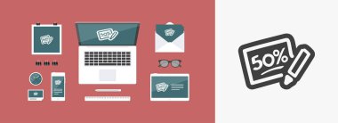 indirim etiketi simgesi