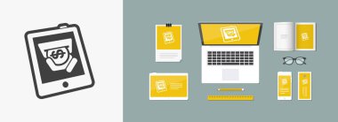 Tablet basit simgesi