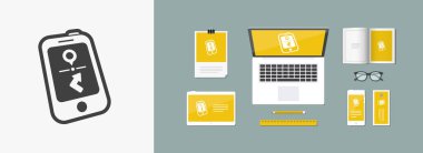 Mobil navigasyon sistem kutsal kişilerin resmi