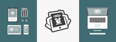 Tablet basit simgesi