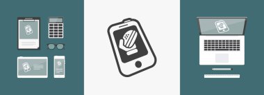 Paket servisi olan restoran kişi simgesi