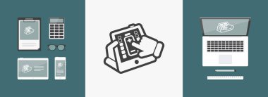 Tablet basit simgesi