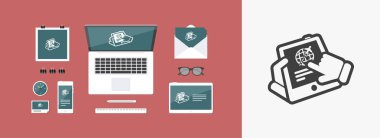 Havayolu rezervasyon simgesi