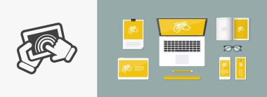 Tablet basit simgesi