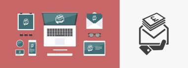 Para (Sterling içeren zarf)