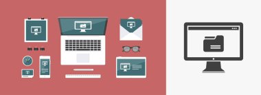 Klasör - en az düz simgesi