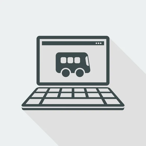 Значок Bus web service — стоковый вектор