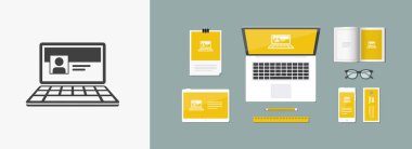 Sosyal ağ sayfası simgesi